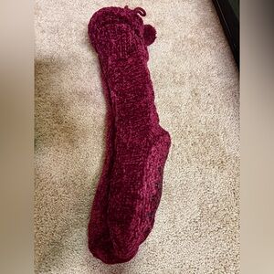 Jane and Bleecker Plush Slipper Socks